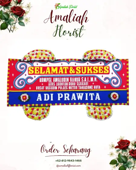 Papan Bunga Ucapan Selamat Gemito